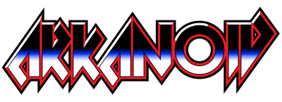 Arkanoid title screen for Nintendo DS
